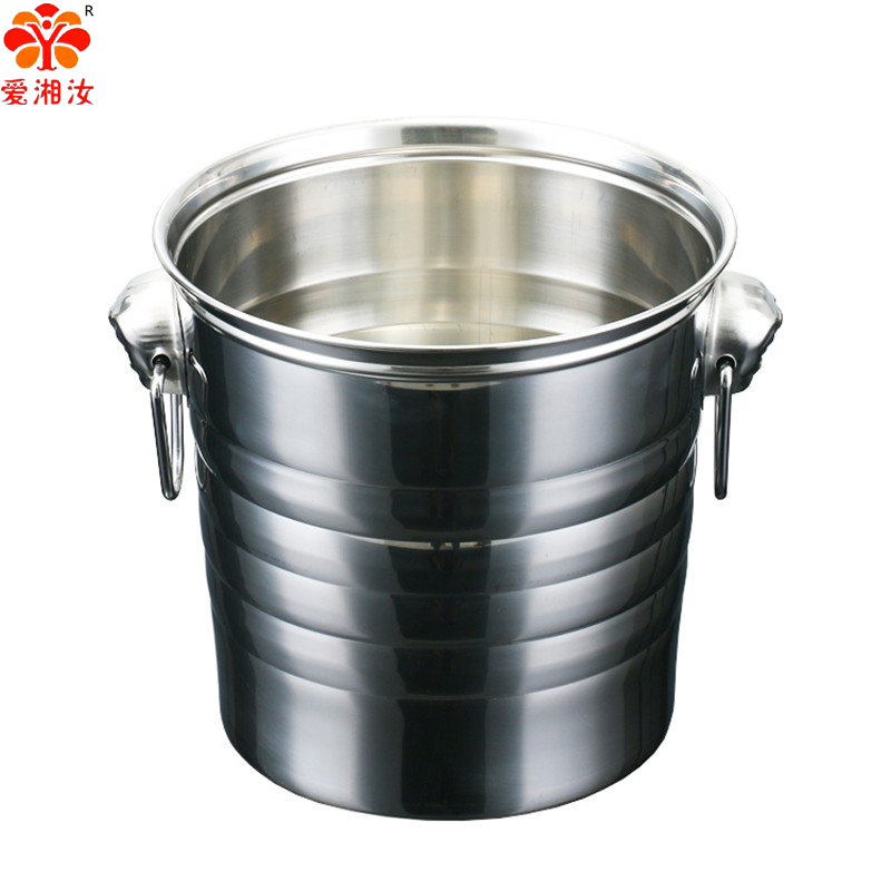 Ice Bucket Silver - Aixiangru Stainless Steel Ice Bucket 3L/5L/7L