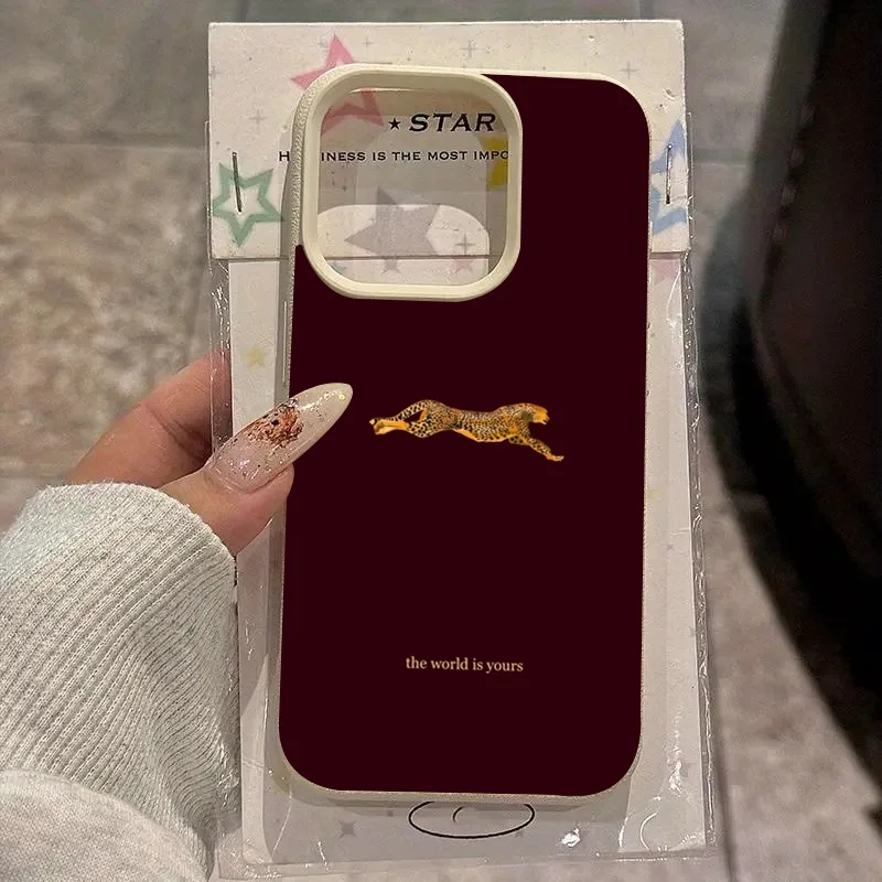 Wine & Beer Guayaquil - Fashion Leopard Wine Red Soft Phone
