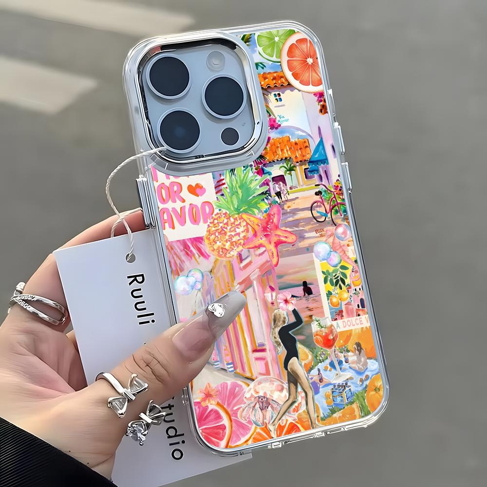 Wine & Beer Guayaquil - Ocean Wine Glass Lemon Phone Case