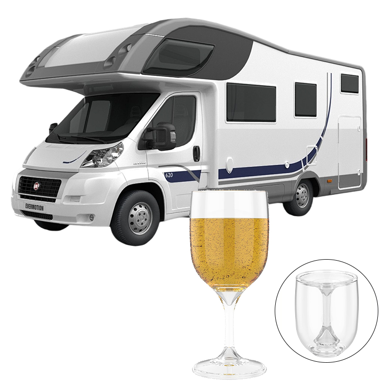 Wine & Beer Guayaquil - Folding Wine Glass Transparent Food Grade