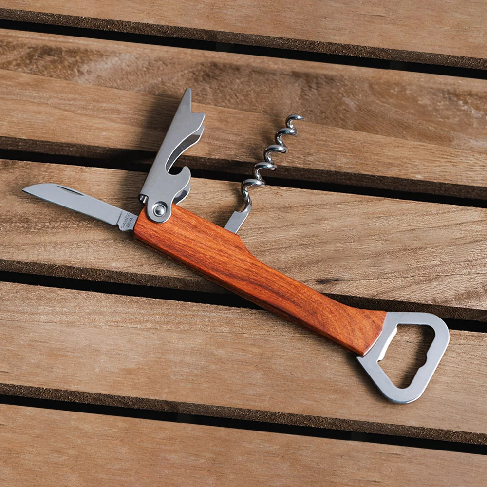 Personalised Logo Wood Handle  - Wine Beer Logo review and price