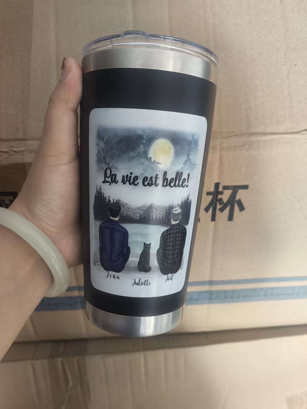 Logo Image  20OZ Wine Thermal  - Wine Beer Logo review and price