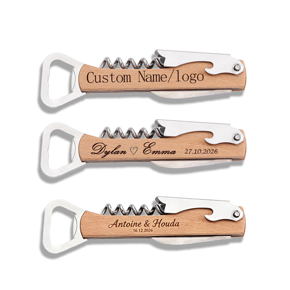 20pcs Personalized Engraved Wo - Wine With Beer Name review and price