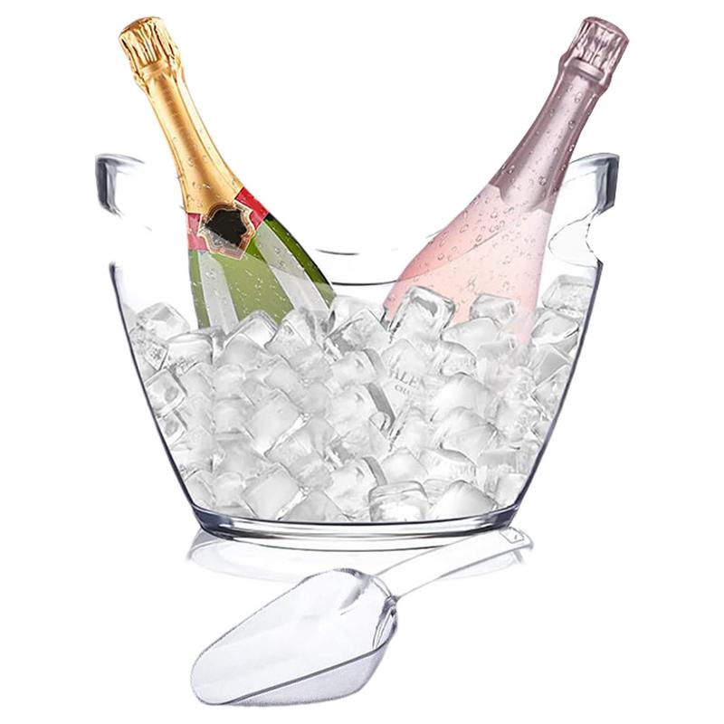 Clear Ice Bucket Beverage Tub  - Ice Bucket Silver review and price