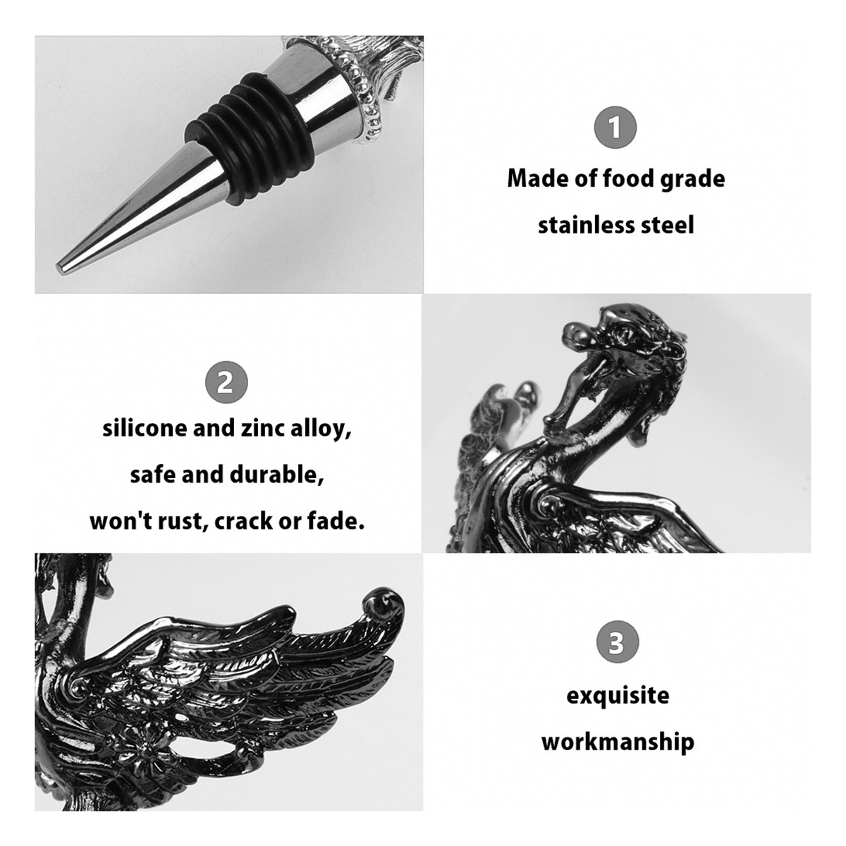 Animal Head Wine Stopper and P - Wine Beer Food review and price
