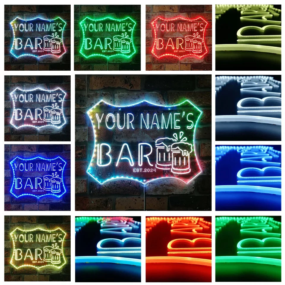 Personalized Your Name Bar & G - Wine With Beer Name review and price