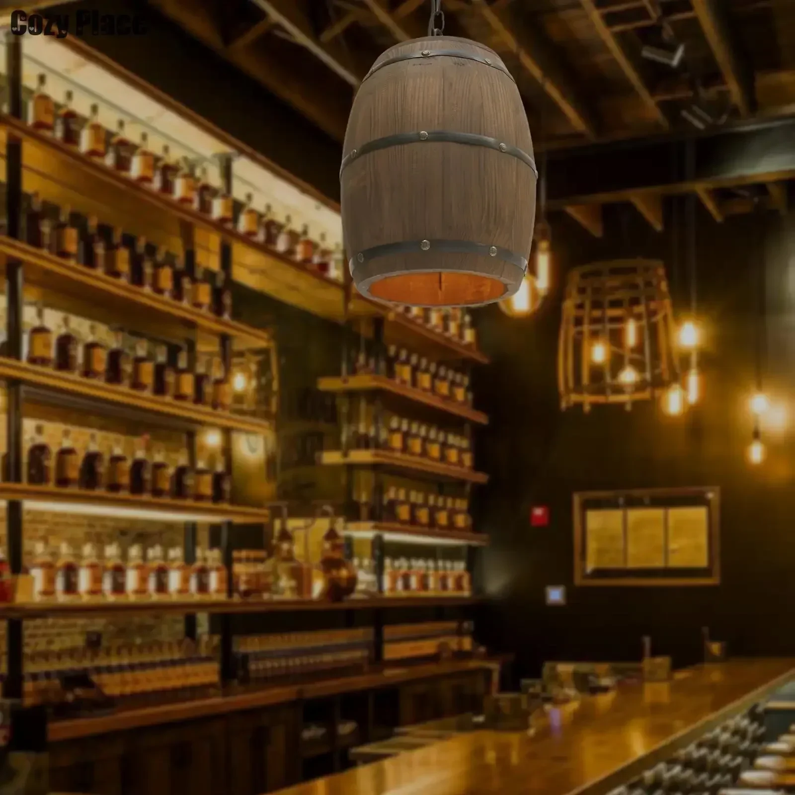 Rustic Lamp Vintage Chandelier - Wine & Beer Guayaquil review and price