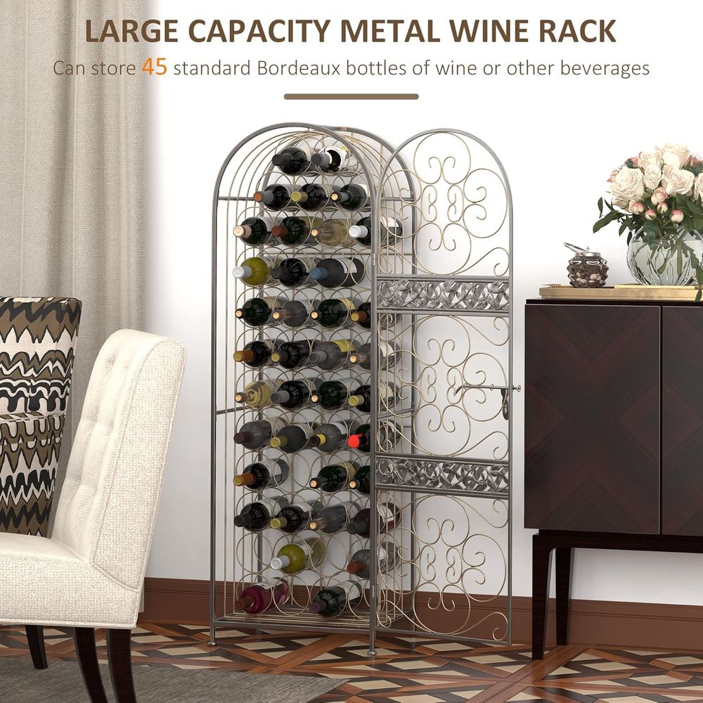 Antique Bronze 45-Bottle Wroug - Wine & Beer Guayaquil review and price